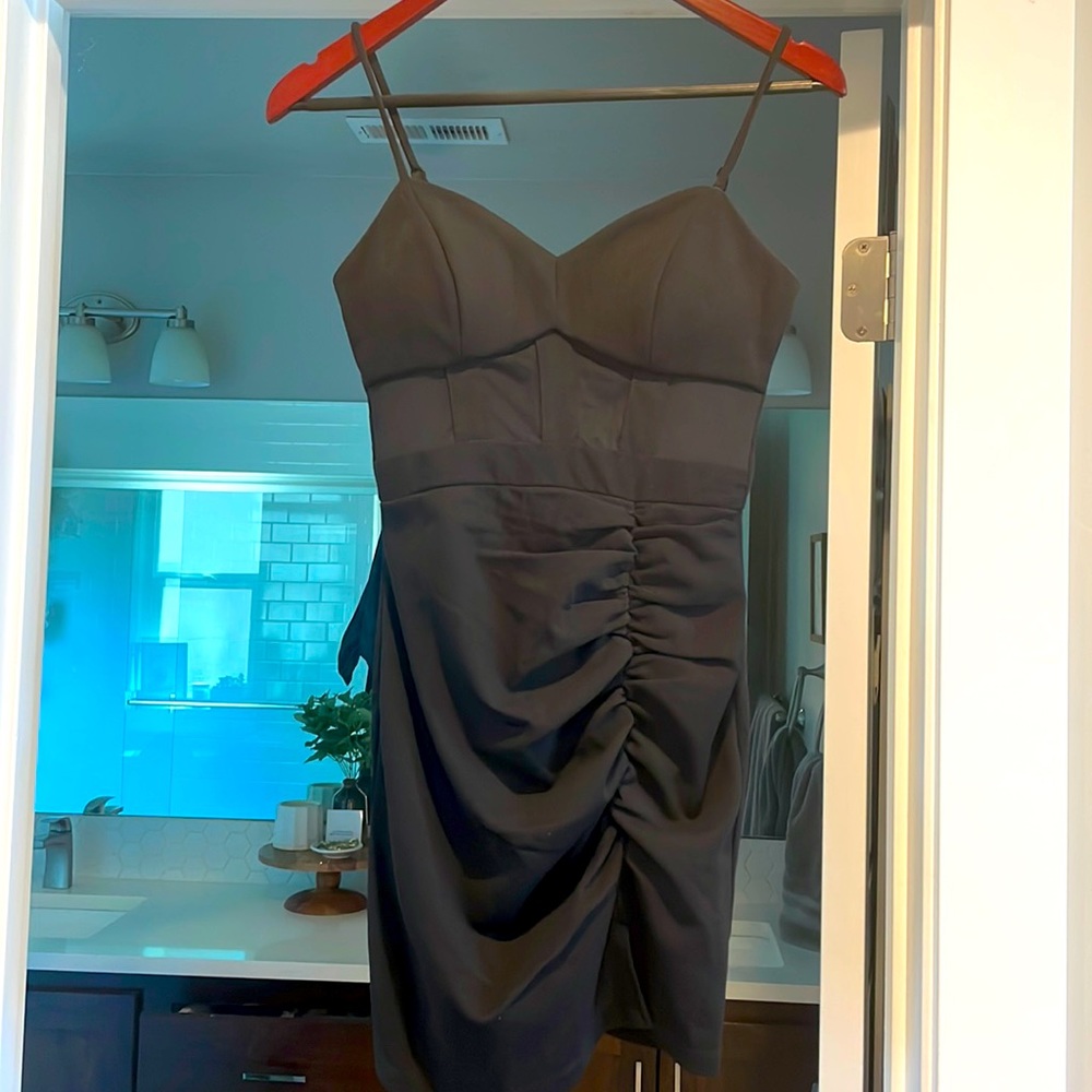 FORMAL BLACK MINI DRESS